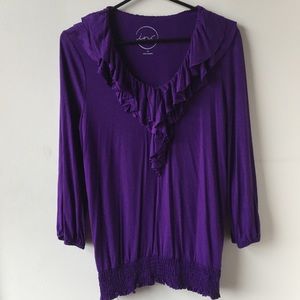 INC Purple Blouse, Medium